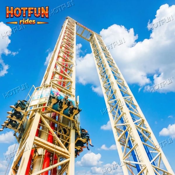 Twin Launch Tower Rides – High-Thrill Vertical Launch Attraction