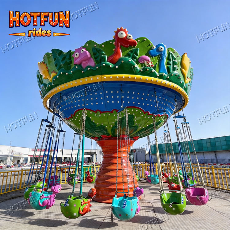 Dinosaur-themed Flying Chair Rides for sale