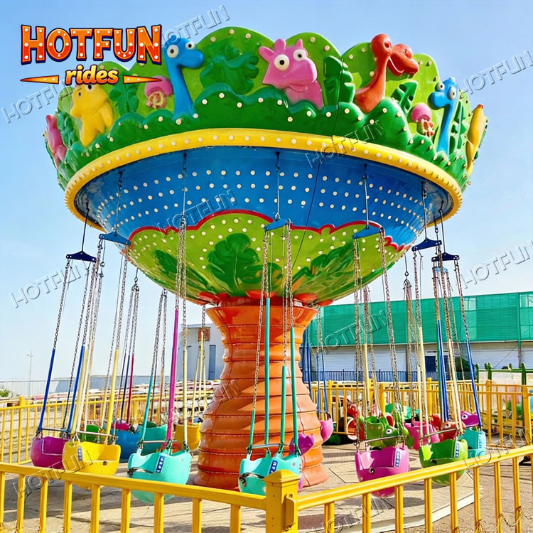 Dinosaur-themed Flying Chair Rides for sale