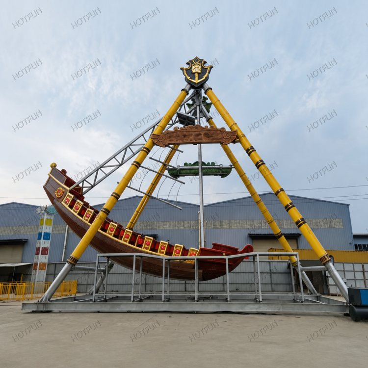 Pirate Ship amusement ride 和 amusement ride manufactured by HOTFUN Rides
