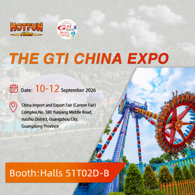 HOTFUN amusement rides at Guangzhou GTI China Expo 2026